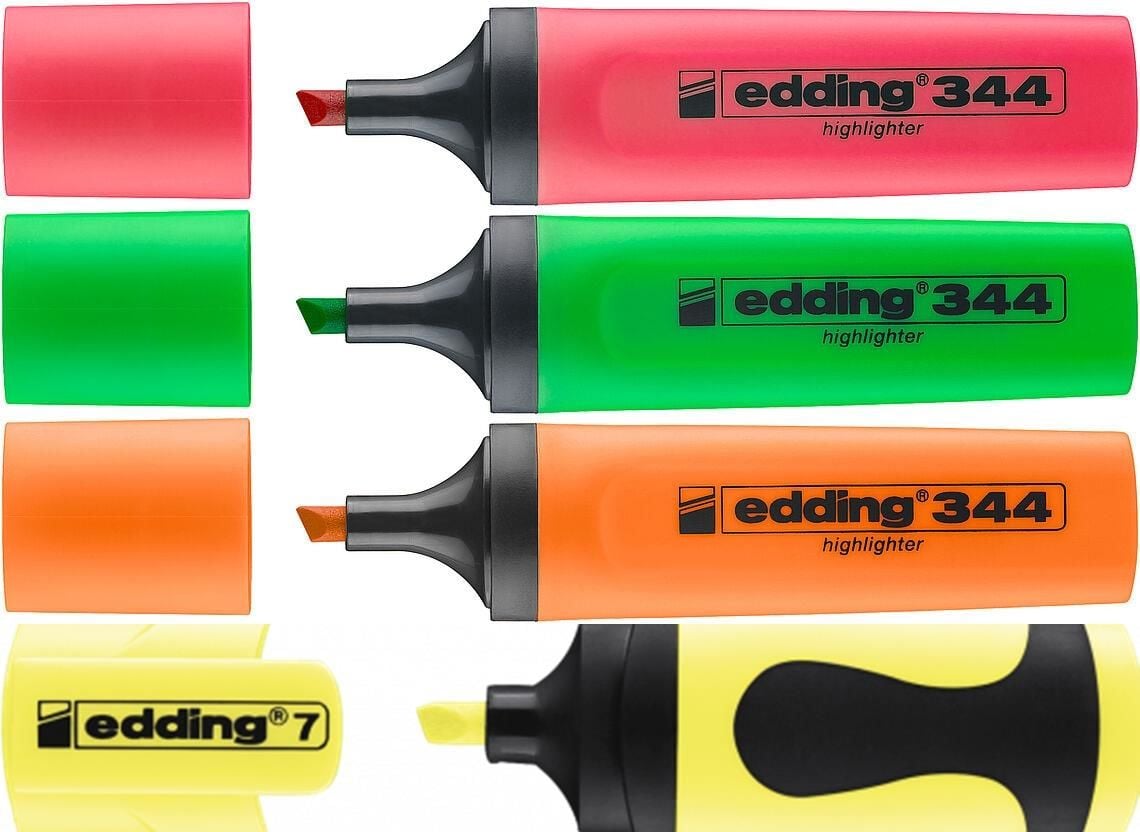 Edding Fosforlu Kalem 3+1 Set2 (e-344)