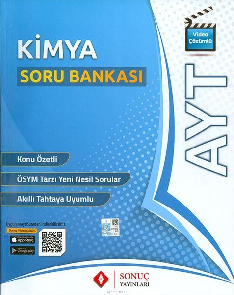 Sonuç Yayınları AYT Kimya Soru Bankası