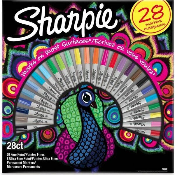 Sharpie Fine Permanent Markör 28li Kutu Tavus Kuşu