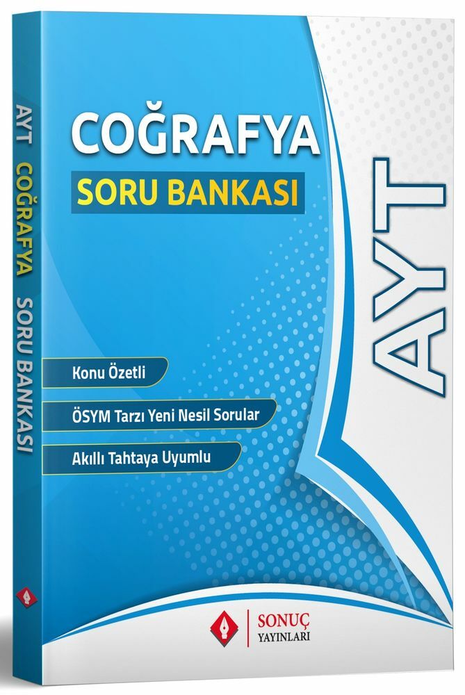 Sonuç Yayınları AYT Coğrafya Soru Bankası