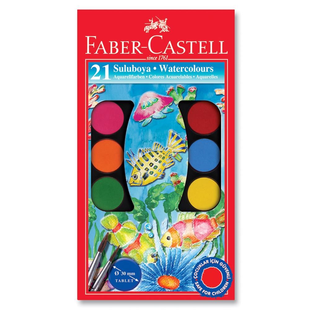 Faber-Castell Suluboya 21 Renk