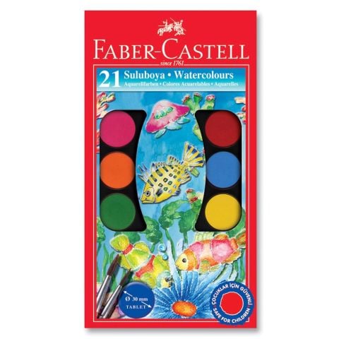 Faber-Castell Suluboya 21 Renk