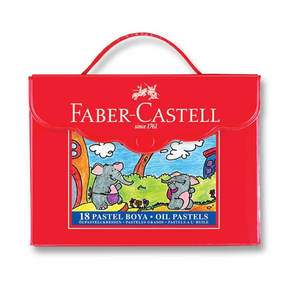 Faber-Castell Pastel Boya 18 Renk Çantali