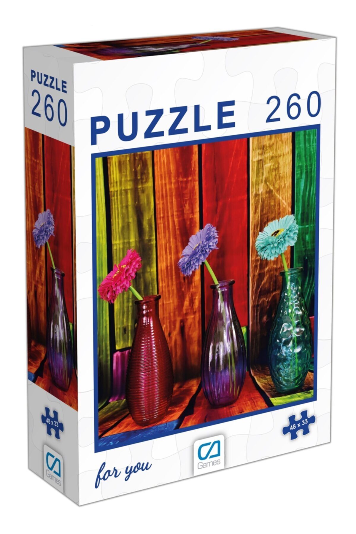 Çiçekler Puzzle 260 Parça