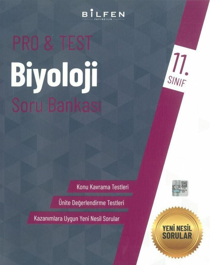 Bilfen Yayınları 11. Sınıf Biyoloji Protest Soru Bankası