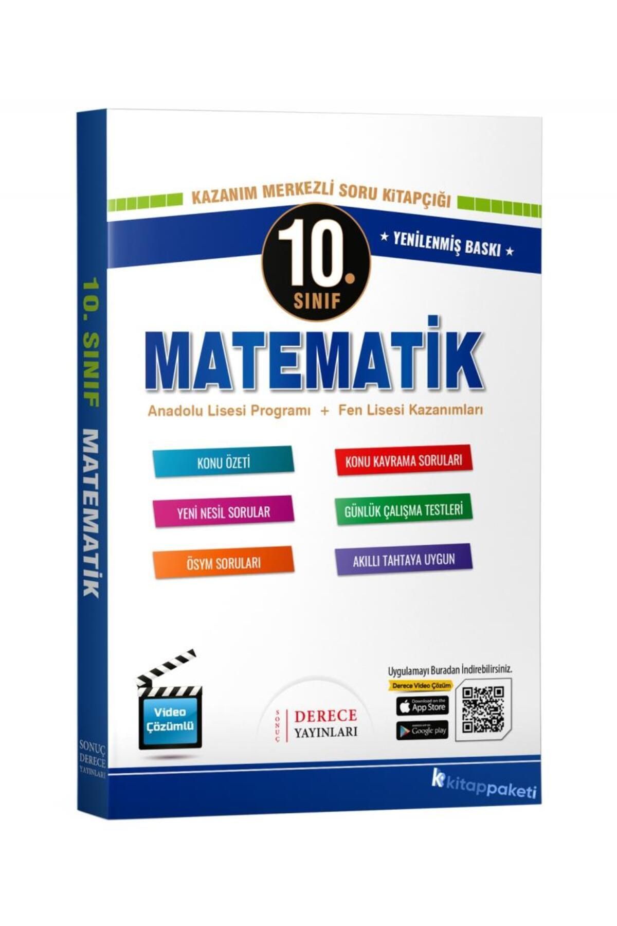 10.sınıf Matematik Modüler Set 2023-2024 Derece Yayınları