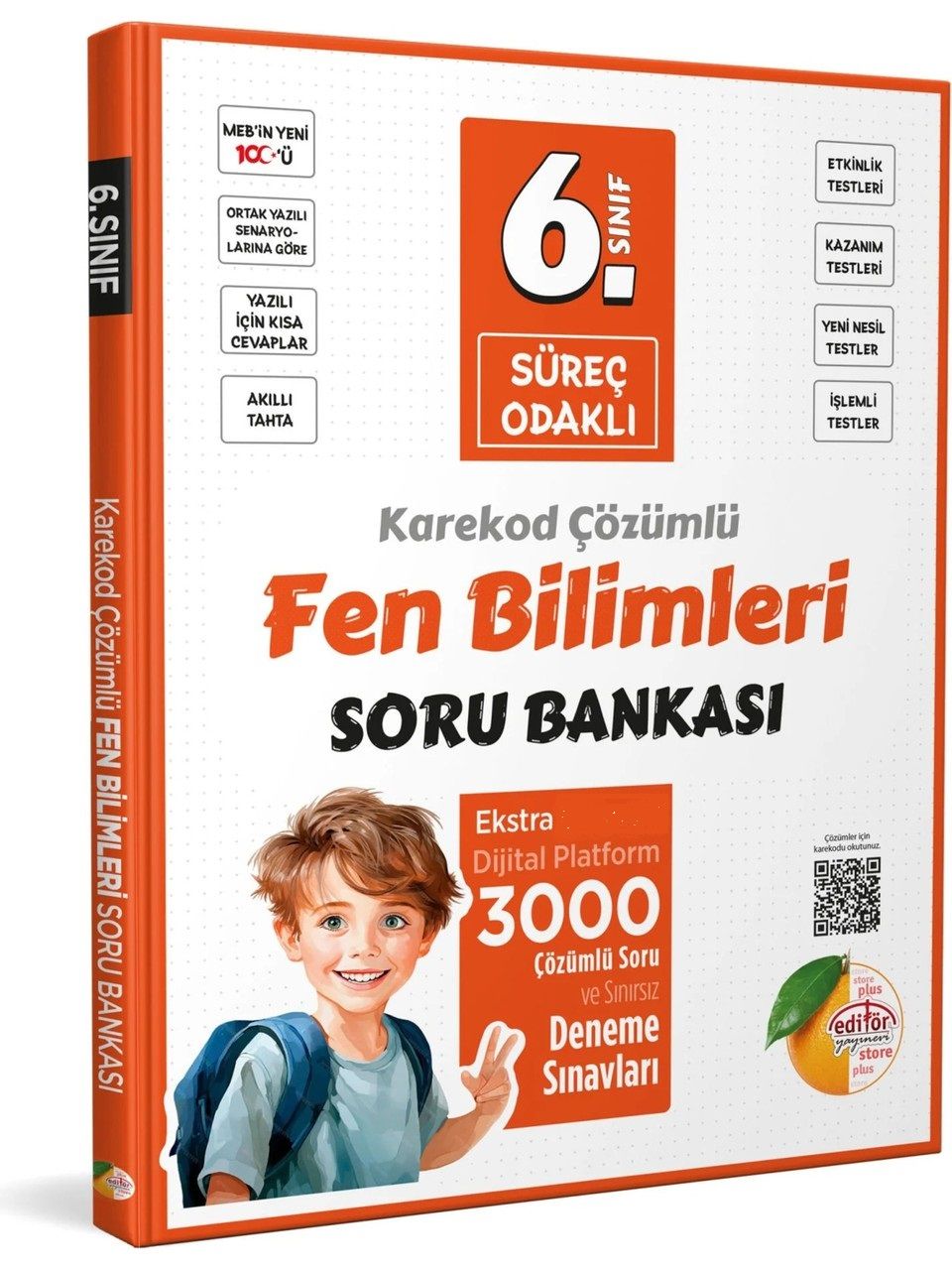 6. Sınıf Süreç Odaklı Fen Bilimleri Soru Bankası - Karekod Çözümlü