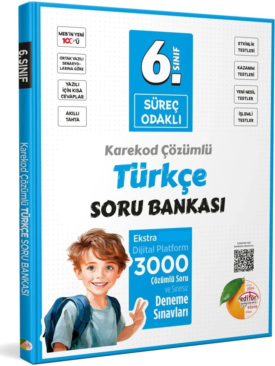 6. Sınıf Süreç Odaklı Türkçe Soru Bankası - Karekod Çözümlü