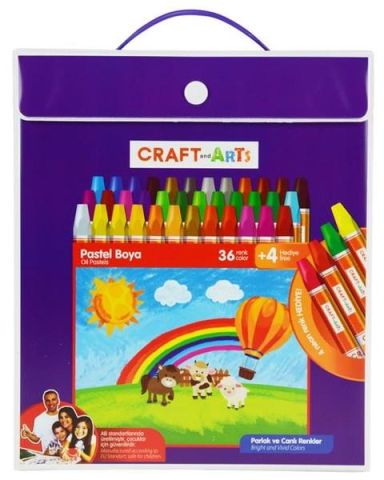 Umur Umix Craft&Arts 18 Renk+2 Renk Hediyeli pastel Boya Çantalı