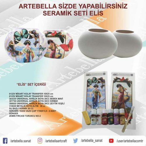 Arteballa Sizde Yapabilirsiniz Seramik Setleri Sy095