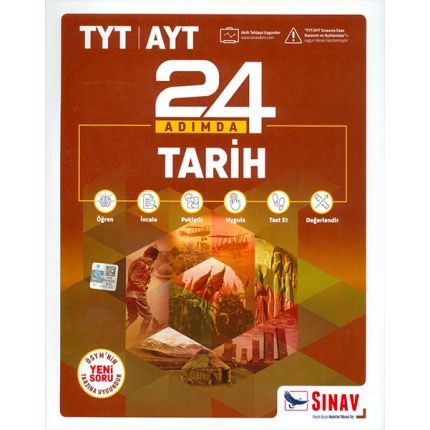 Sınav Yayınları TYT AYT 24 Adımda Tarih