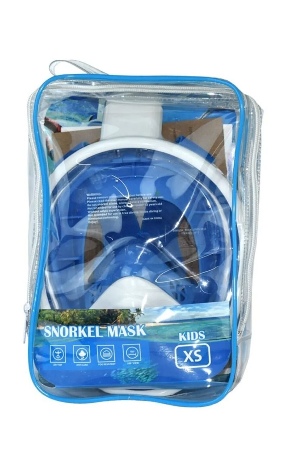 Bermuda Snorkel Mask XS KF-1 Mavi