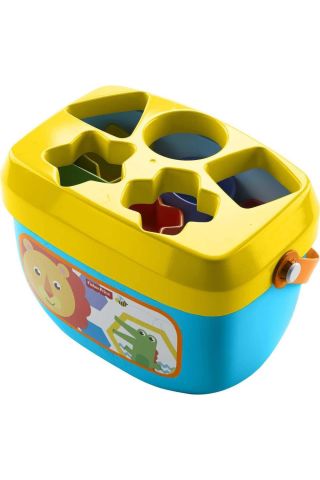 Fisher-Price Renkli Bloklar - Kova ve 10 Adet Blok Yerleştirme Oyunu FFC84