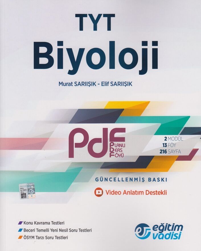 Eğitim Vadisi TYT Biyoloji Güncel PDF Planlı Ders Föyü