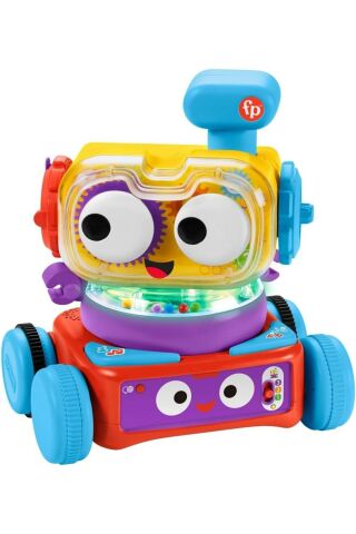 Fisher Price 4'ü 1 Arada Eğlenceli Robot (türkçe-ingilizce)