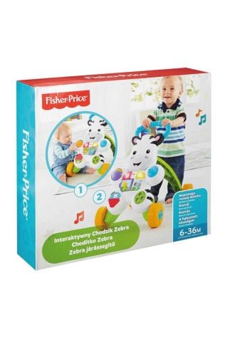 Fisher-Price Melodili Zebra Yürüteç Yürüme Yardımcısı DLD80