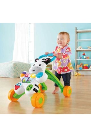 Fisher-Price Melodili Zebra Yürüteç Yürüme Yardımcısı DLD80