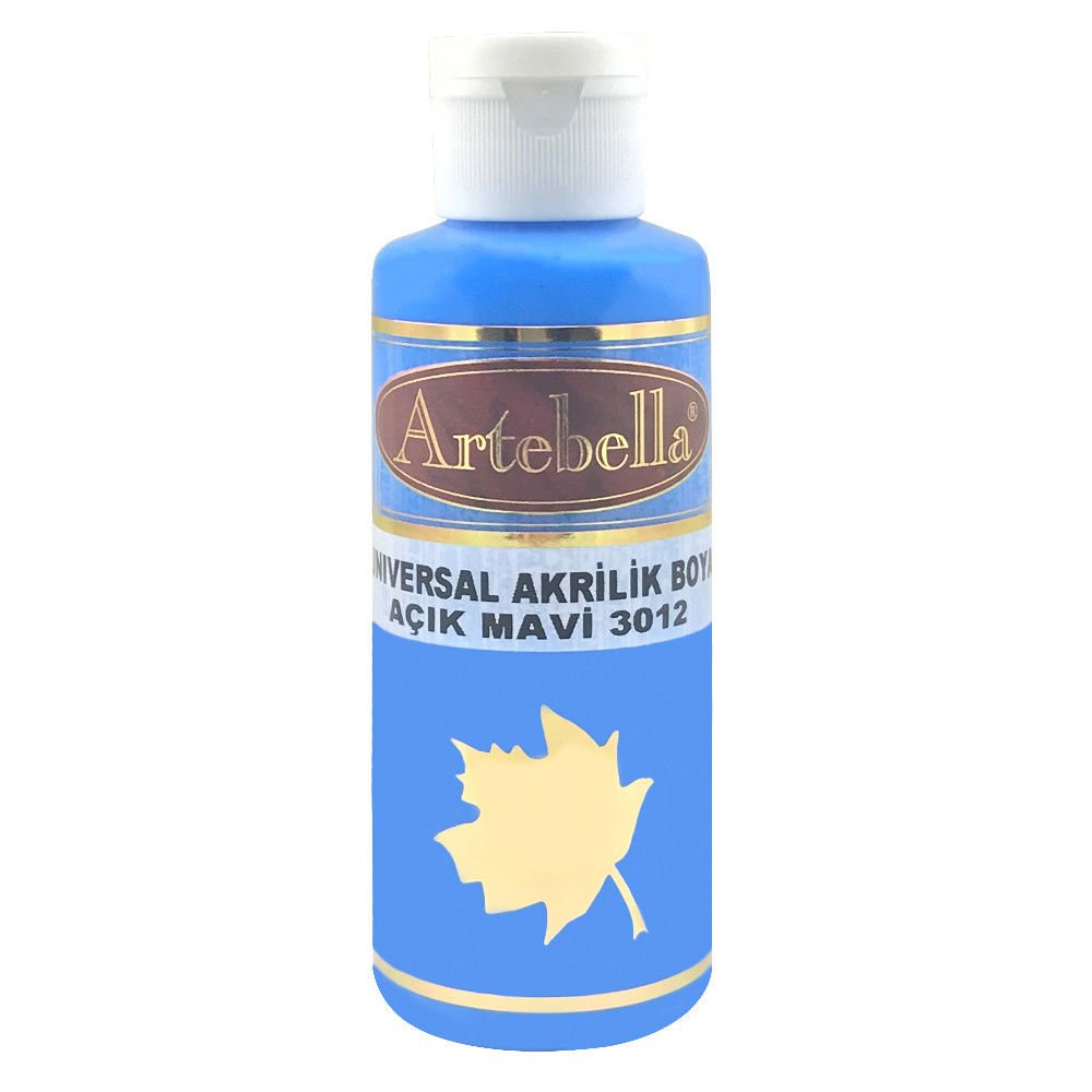 Artebella Universal Akrilik Boya 130CC AÇIK MAVİ