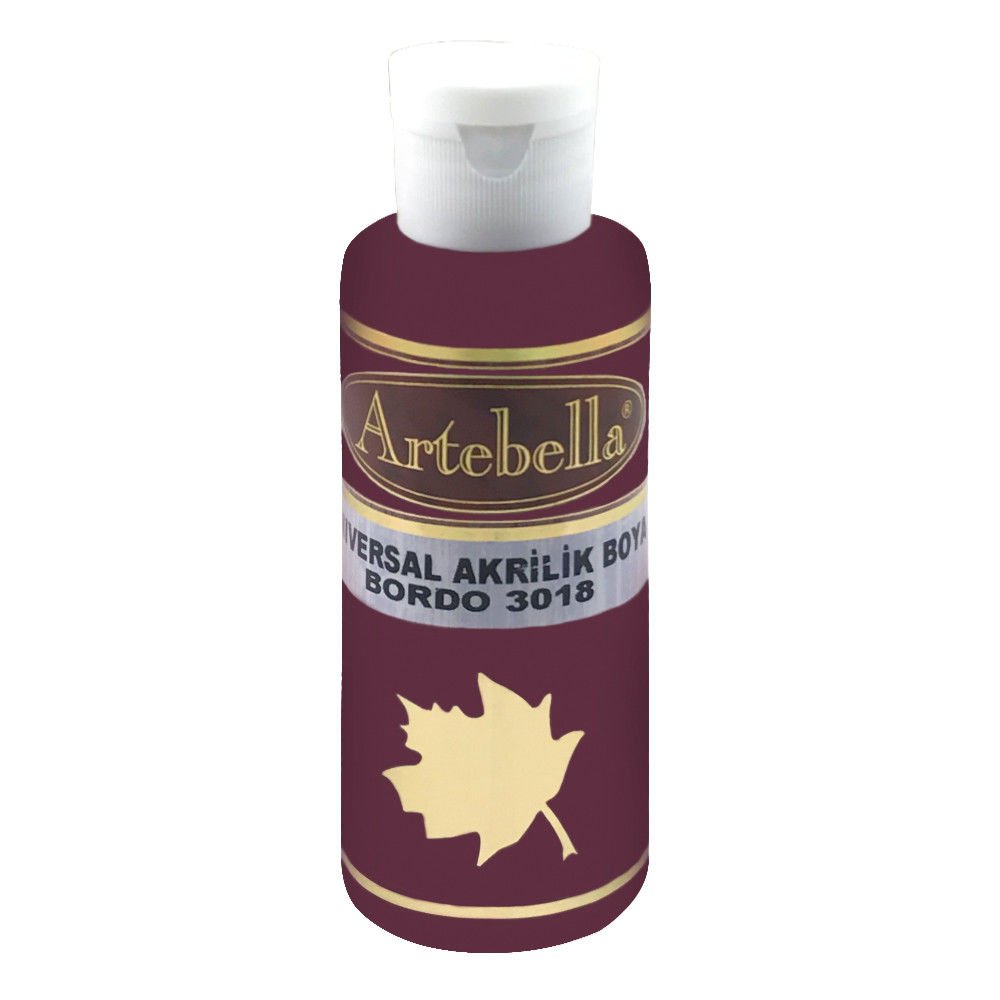 Artebella Universal Akrilik Boya 130CC BORDO