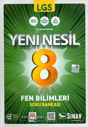 Sınav Yayınları 8.Sınıf Fen Bilimleri Yeni Nesil Soru Bankası