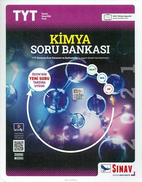 Sınav Yayınları Tyt Kimya Soru Bankası