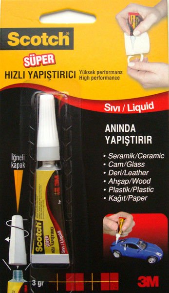 Scotch Süper Hızlı Yapıştırıcı (Cyano)