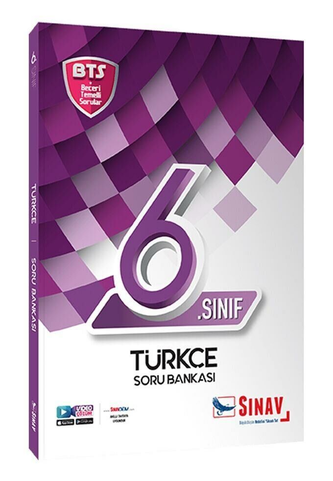 Sınav Yayınları 6.Sınf Türkçe Bts Soru Bankası