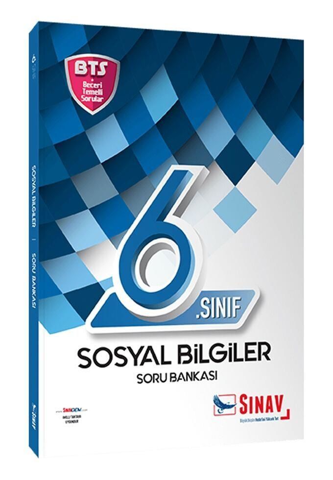 Sınav Yayınları 6.Sınıf Sosyal Bilgiler Bts Soru Bankası