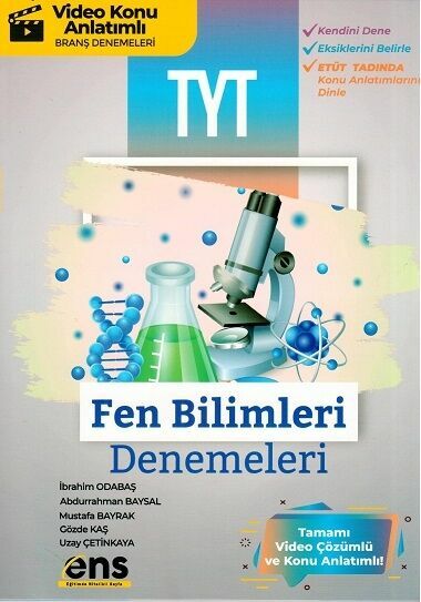 Ens Yayınları TYT Fen Bilimleri 12 Deneme