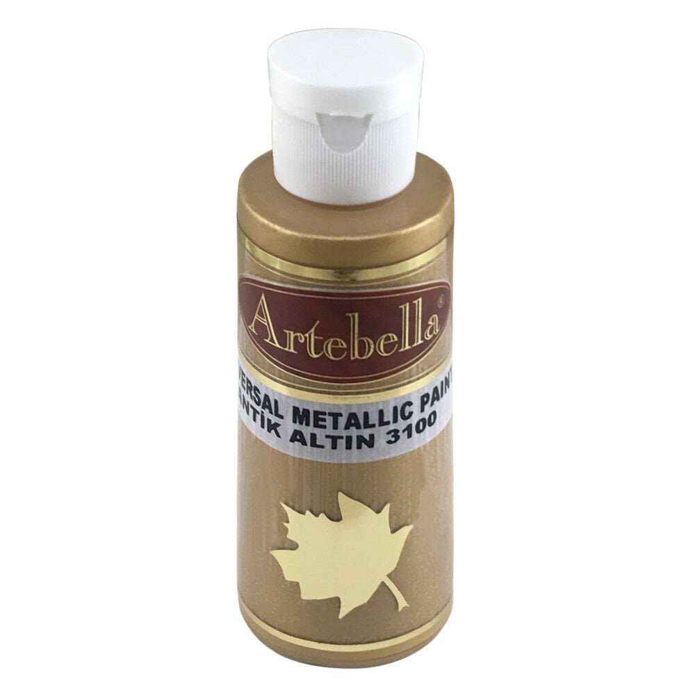 Artebella Metalik Akrilik Boya ANTİK ALTIN 130CC