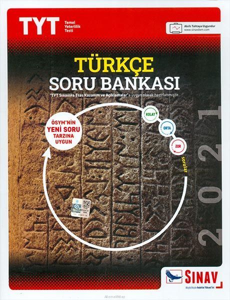 Sınav Yayınları Tyt Türkçe Soru Bankası