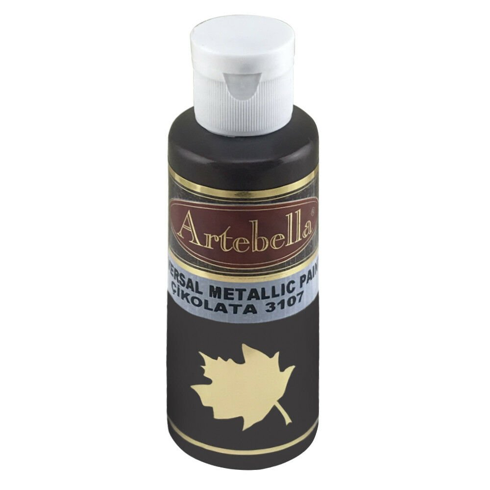 Artebella Metalik Akrilik Boya ÇİKOLATA 130CC