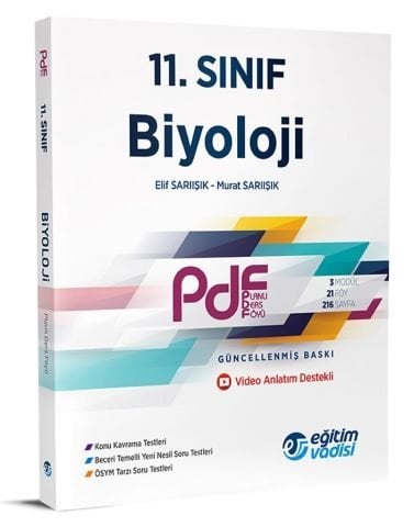 Eğitim Vadisi 11. Sınıf Biyoloji Güncel PDF Planlı Ders Föyü