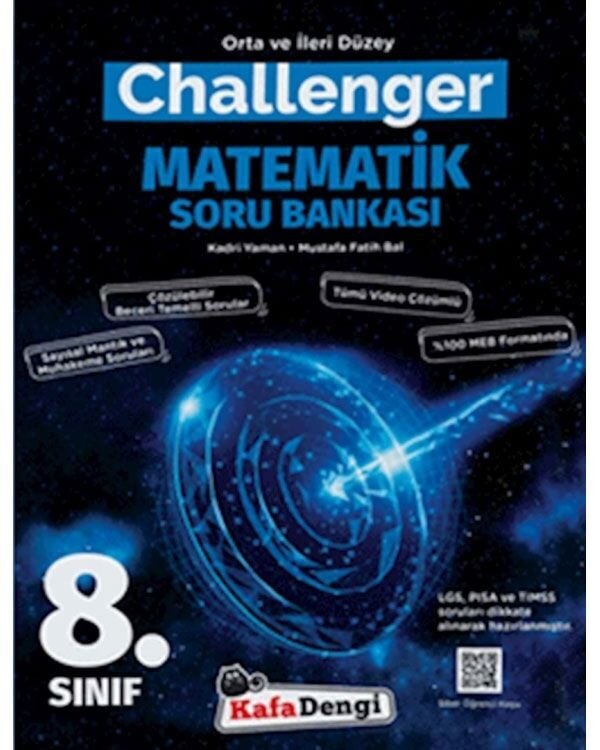 Kafa Dengi Yayınları 8. Sınıf LGS Matematik Challenger Soru Bankası