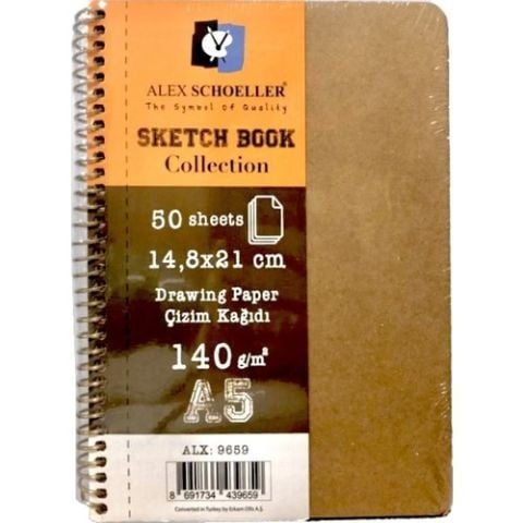 Alex Sketchbook Collectıon A5 140 Gr 50 Yp