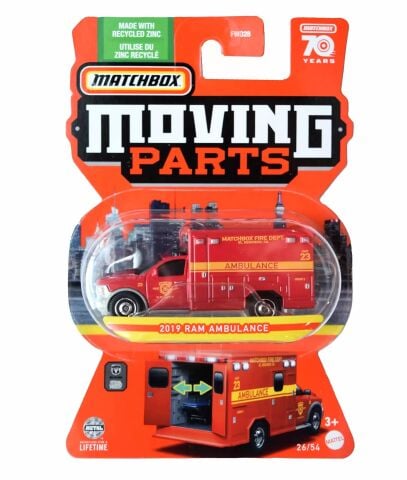 Matchbox FWD28 2019 Ram Ambulance Oyuncak Araç