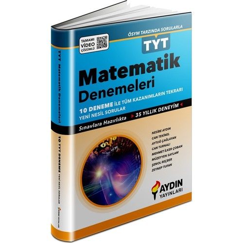 Aydın Yayınları TYT Matematik 10 Deneme