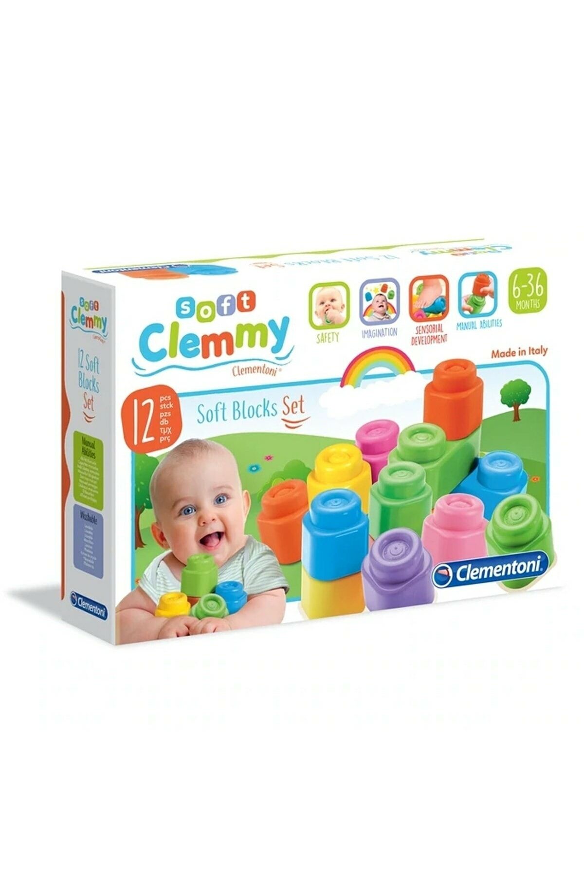 14706 Soft Clemmy - Yumuşak Blok Seti - 12 Parça 6-36 Ay