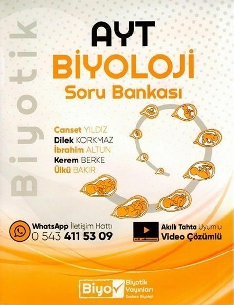 Biyotik Yayınları AYT Biyoloji Soru Bankası