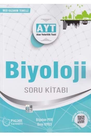 Palme Yayınları AYT Biyoloji Tamamı Video Çözümlü Soru Kitabı