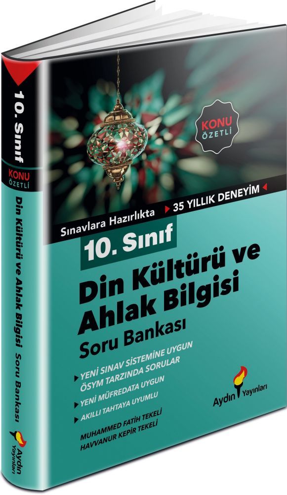 Aydın Yayınları 10. Sınıf Din Kültürü ve Ahlak Bilgisi Konu Özetli Soru Bankası