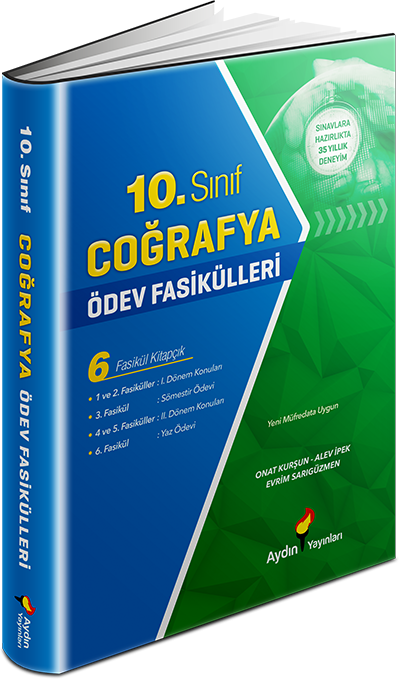 Aydın Yayınları 10. Sınıf Coğrafya Ödev Fasikülleri