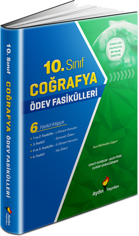 Aydın Yayınları 10. Sınıf Coğrafya Ödev Fasikülleri