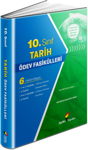 Aydın Yayınları 10. Sınıf Tarih Ödev Fasikülleri