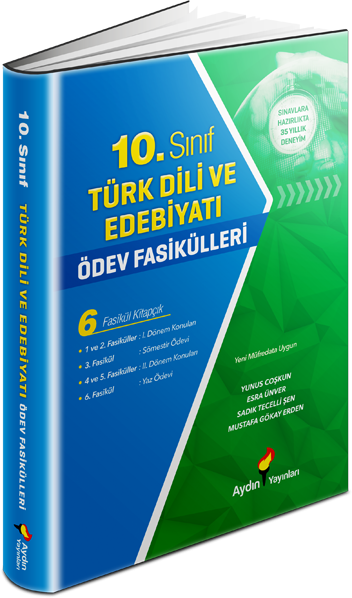 Aydın Yayınları 10. Sınıf  Türk Dili ve Edebiyatı Ödev Fasikülleri