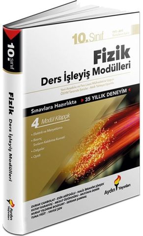 Aydın Yayınları 10. Sınıf Fizik Ders İşleyiş Modülleri