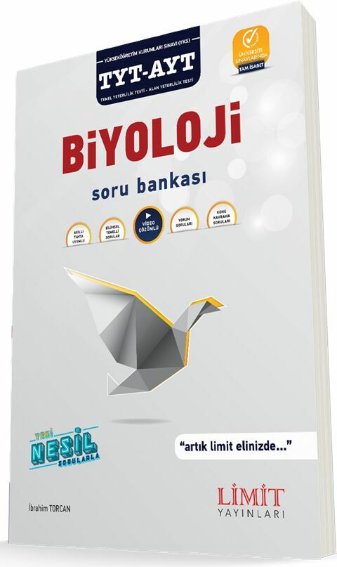 Limit Yayınları TYT AYT Biyoloji Soru Bankası