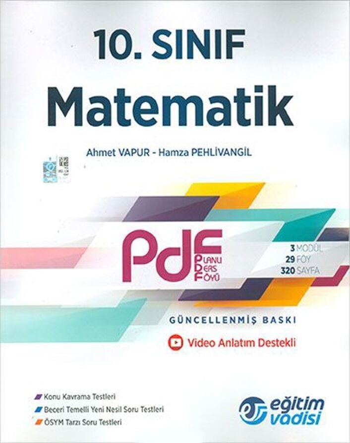 Eğitim Vadisi 10. Sınıf Matematik Güncel PDF Planlı Ders Föyü