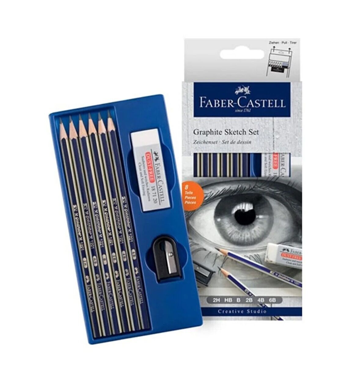 Faber-Castell Graphite Sketch Set 8 Parça