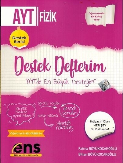 ENS Yayıncılık AYT Fizik Destek Defterim